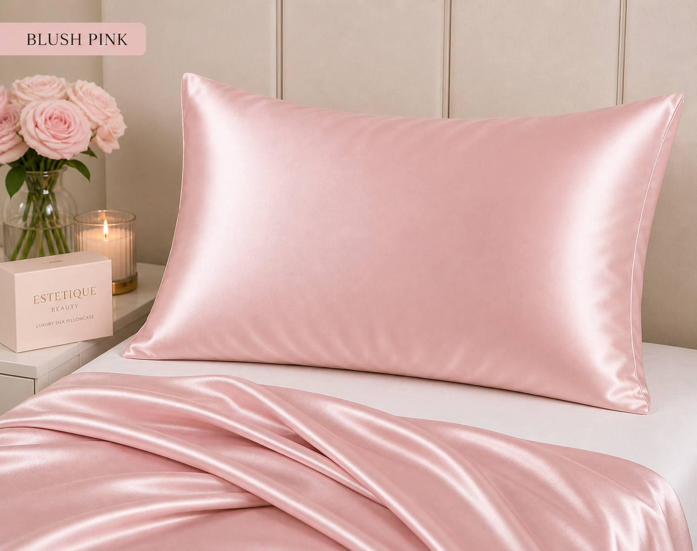 Luxury Silk Pillowcase – Wake Up Flawless