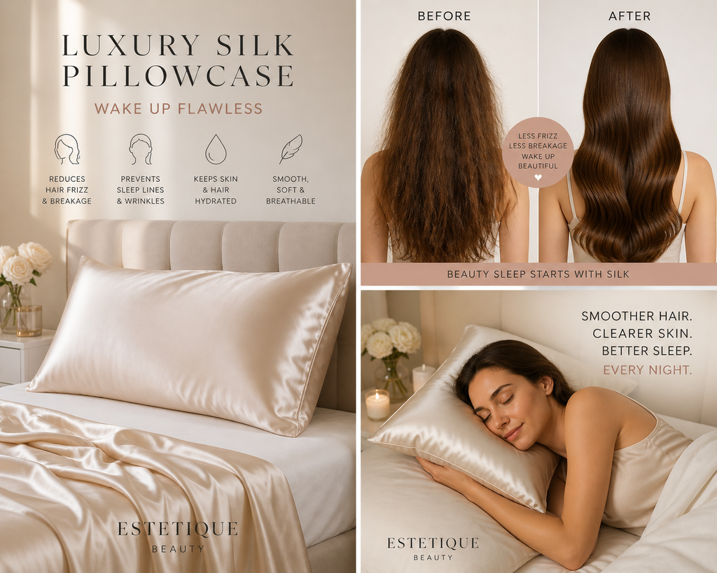 Luxury Silk Pillowcase – Wake Up Flawless