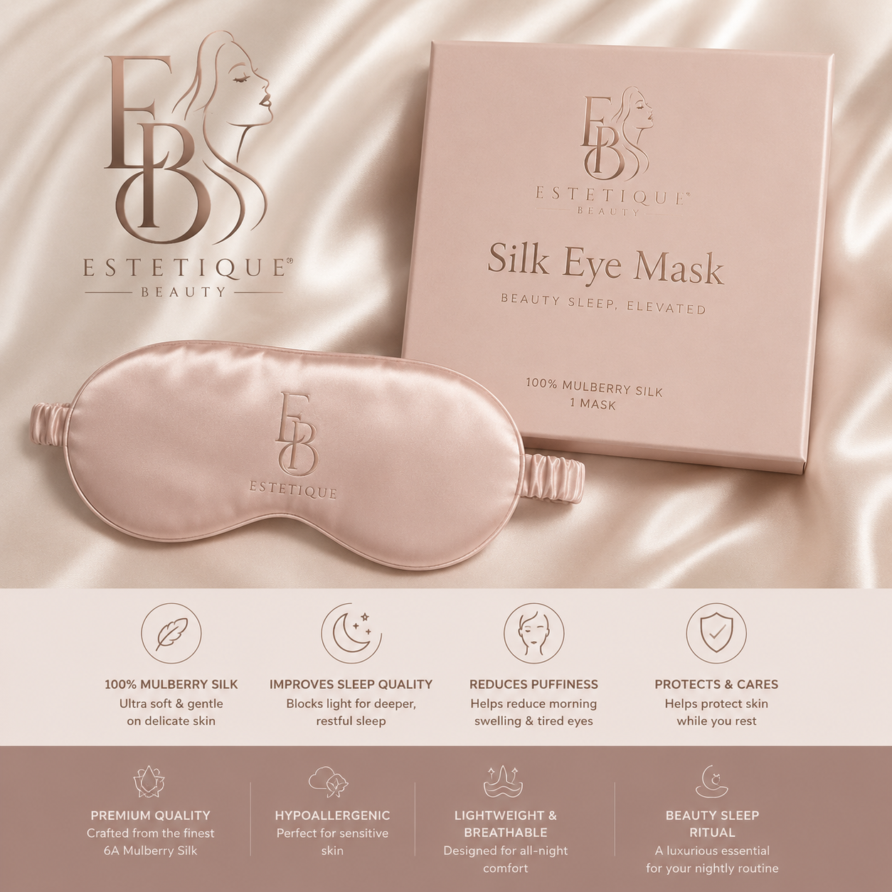Luxury Silk Sleep Mask